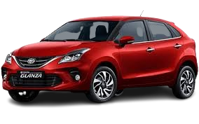 Toyota Glanza rental car services in Agra